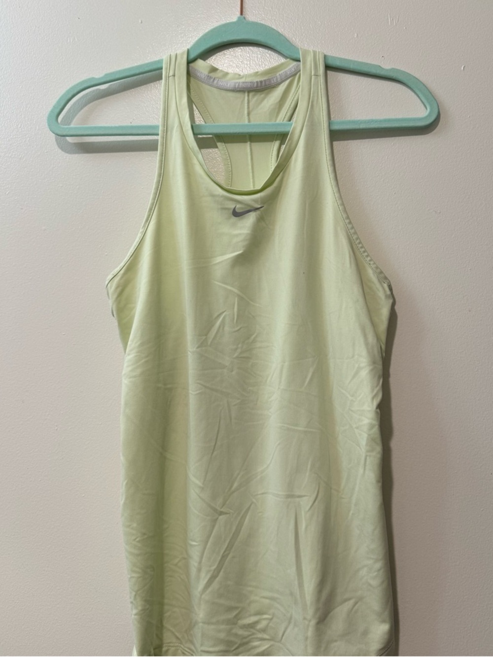 Nike Women's Pale Lime Racerback Tank Top